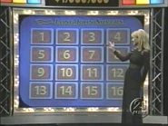 Barbara and the board in 2000. (Notice the Long John Silver's logo at the top)