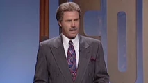 Will Ferrell as Alex Trebek on Saturday Night Live-possibly the most iconic Trebek impersonation