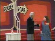 Classic Golden Road Sign