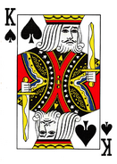 Hoyle king of spades