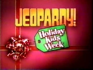 Holiday Kids Week title card from Season 18.