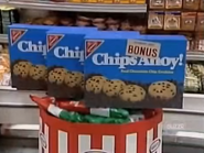 Three big boxes of Chips Ahoy!