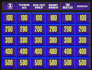 Rock & roll jeopardy board 1999 round 1 by wheelgenius d5glcqi