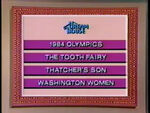 A rather random choice of categories. It's not often you see "The Tooth Fairy" as a category on a game show.