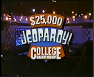 Jeopardy! $25,000 College Championship