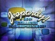 Jeopardy! Season 18 College Championship Title Card