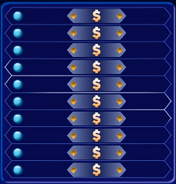 Shuffle Money Tree Part 1 with Amounts hidden.