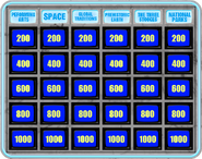 Super jeopardy board 1990 round 1b