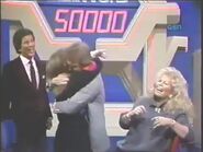 FYI, Pat Sajak comes to hug the winner.