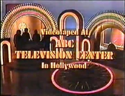 Better-quality image of ABC Television Center taping credit from recently found full episode of Hot Seat on YouTube