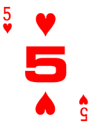 TC 5 of hearts