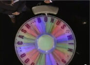 The bonus wheel is redone in LED colors during the second season of this set's run.