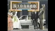 A Cash Jackpot of $100,000! It only got this high once on the American version.