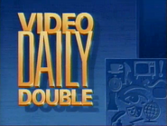 Season 5 Video Daily Double title card, following the same format as the Audio Daily Double card.