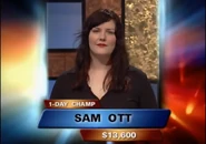 Season 20 Name and Money Graphic. Now features a backdrop based on the Season's logo around the contestants. (2003-2004)