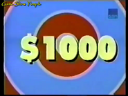 A $1,000 bullseye doesn't sound bad to me.