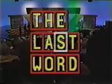 The Last Word Pilot