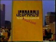 Jeopardy! Season 15 Teen Tournament Reunion Title Card