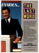 The Last Word 1989 ad 2