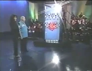 Maiquel and a contestant in the Dream Machine in 2000.