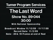 The Last Word Production Slate