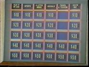 Jeopardy! 60s game board
