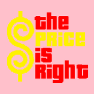 The Price is Right Logo with Trimmed Letters in Pink Background