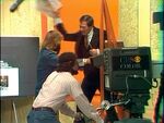 Here's Gene attacking the cue card guy when he was late telling Gene that it was time for a commercial.
