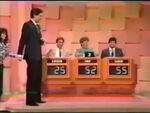 Upon choosing the winning box, Jim would walk up to the contestant area to congratulate him/her.