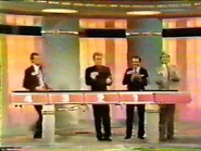 The men are entering the studio.