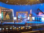 A clip from Wheel of Fortune being played in the 2009-2013 set.