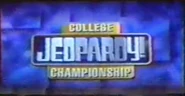 College Championship bumper card.