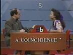 Jason Alexander giving clues to a contestant from 1991. Note the triangle.