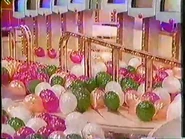 Here's the mess (the friendly mess) the winning couple made.