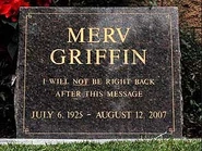 Merv Griffin's tombstone