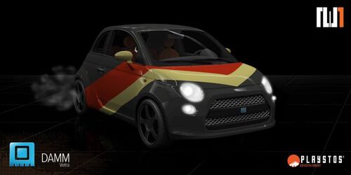 Fiat 500 'Damm Vetra' in Real World Racing