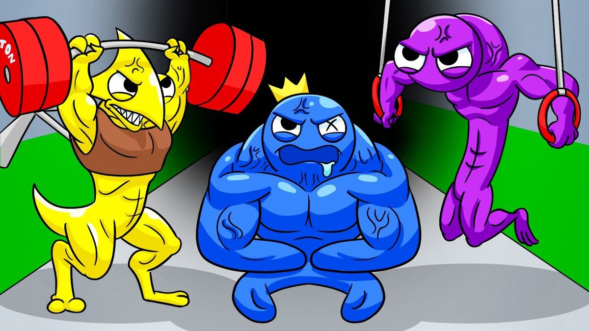 RAINBOW FRIENDS, But They WORKOUT?! | GameToons Wiki | Fandom