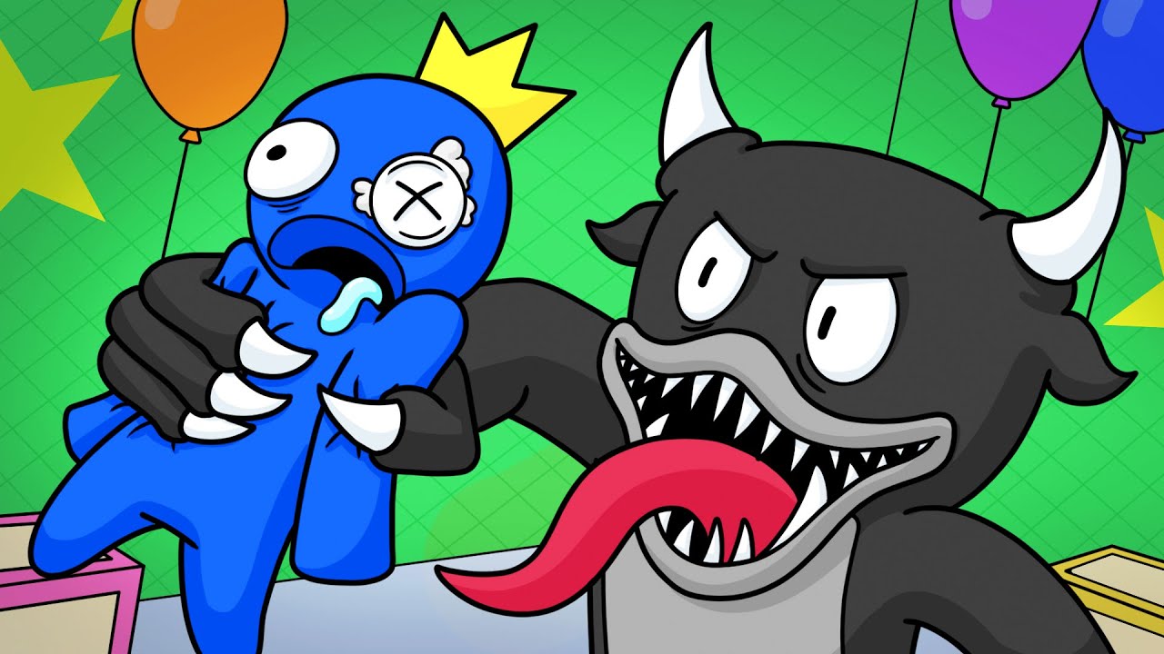 RAINBOW FRIENDS but BLUE STEALS RED'S GIRLFRIEND! Sad Origin Story  Animation by GameToons 