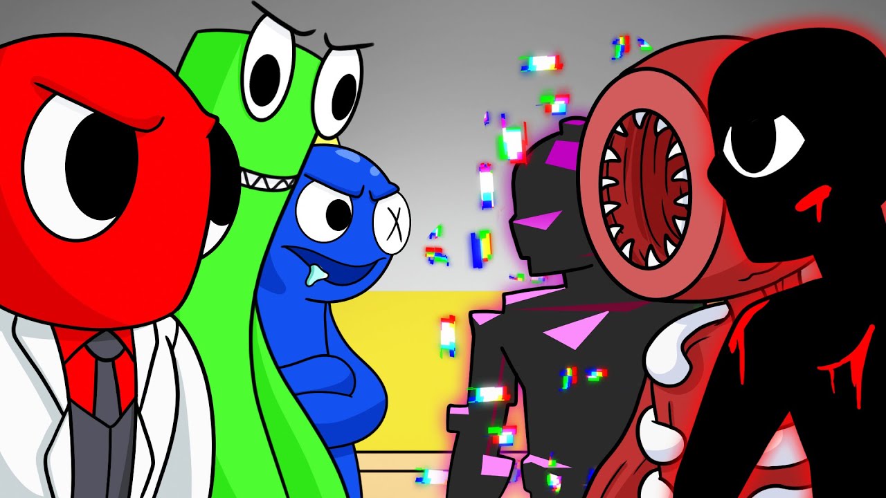 RED's SAD ORIGIN STORY! Roblox Rainbow Friends Animation 