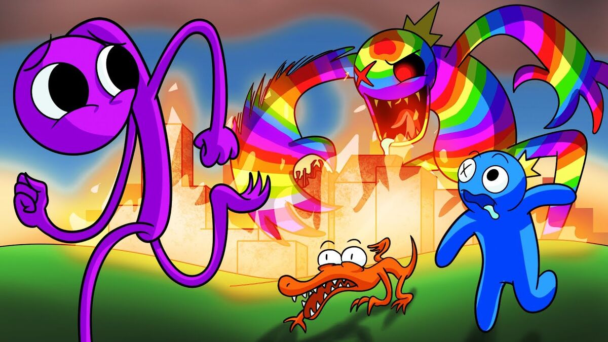 Rᴰ｣ ⚡️ on X: Rainbow god and scarlet stuffs hhehe #RainbowFriends # Gametoons  / X