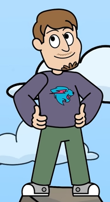 Cartoon image of mr. beast