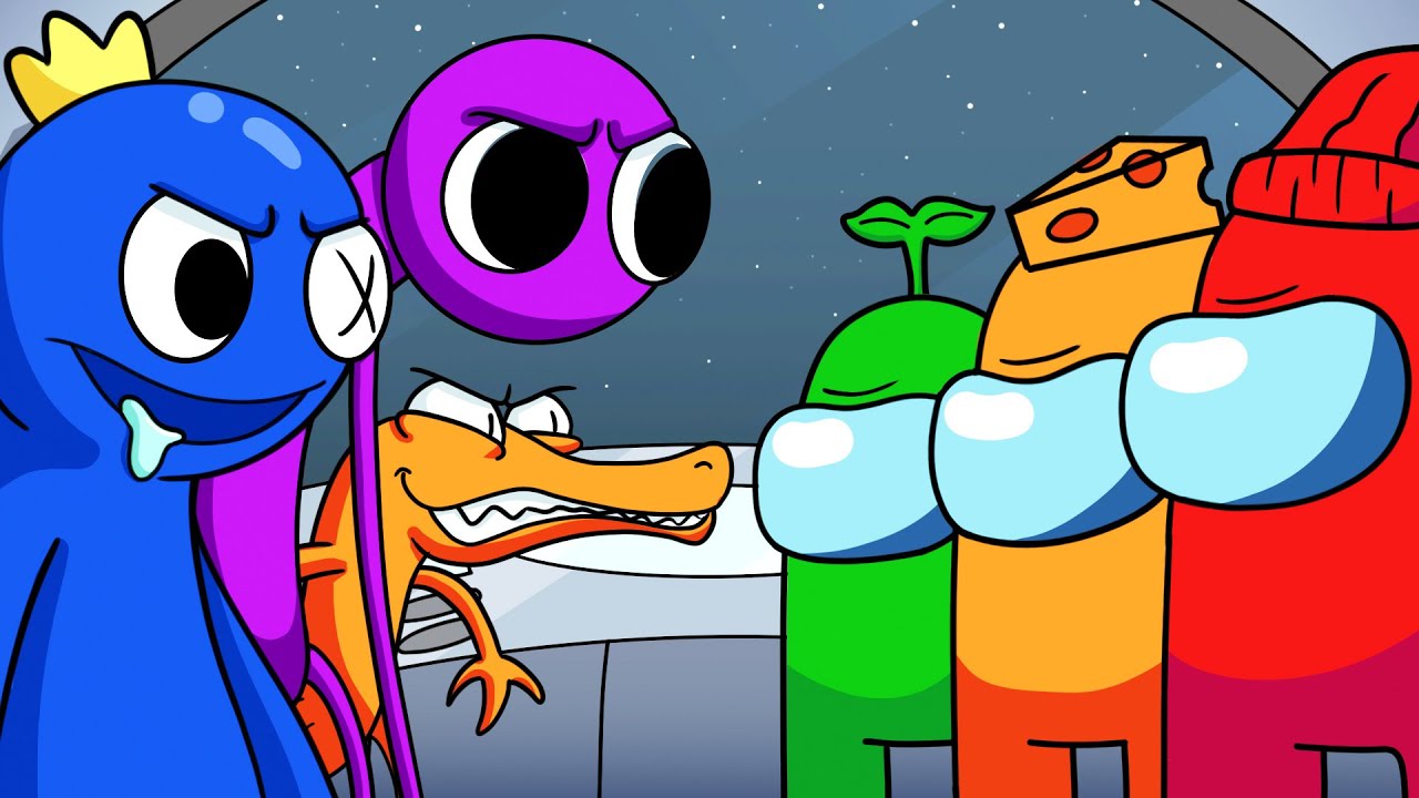 Rainbow Friends Swap Colors and Powers! Origin Story Animation by GameToons  