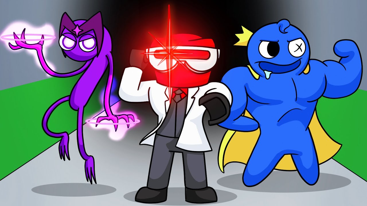 Rainbow Friends Swap Colors and Powers! Origin Story Animation by GameToons  