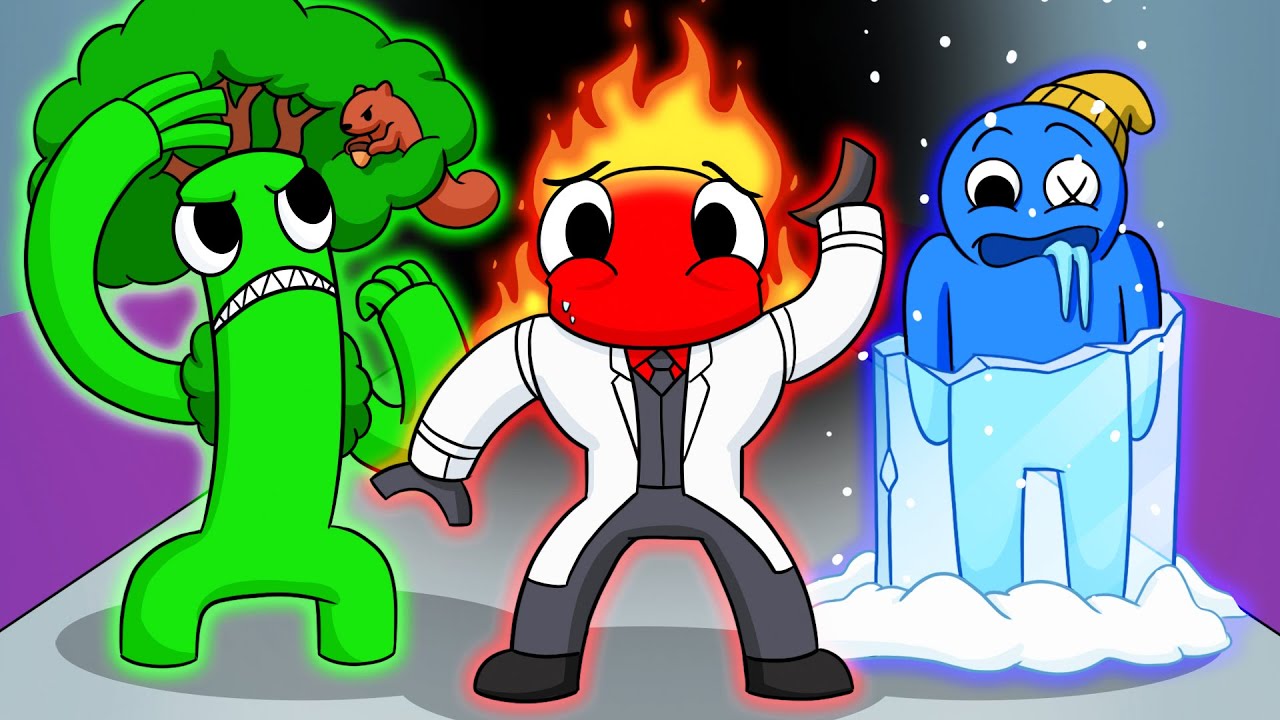 THE RAINBOW FRIENDS DIE but GHOSTS GET REVENGE! Cartoon Animation by  GameToons 