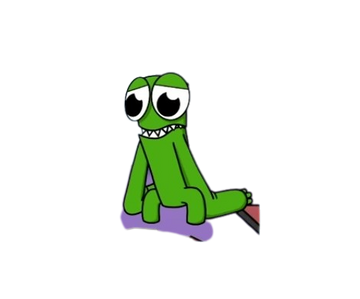 Png of Green from Rainbow Friends and Gametoons by ZapDaAlienPea on  Sketchers United