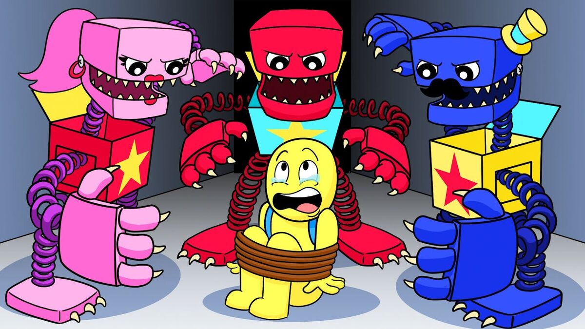 BOXY BOO is NOT a MONSTER (Cartoon Animation) 