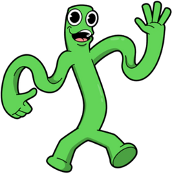Png of Green from Rainbow Friends and Gametoons by ZapDaAlienPea on  Sketchers United