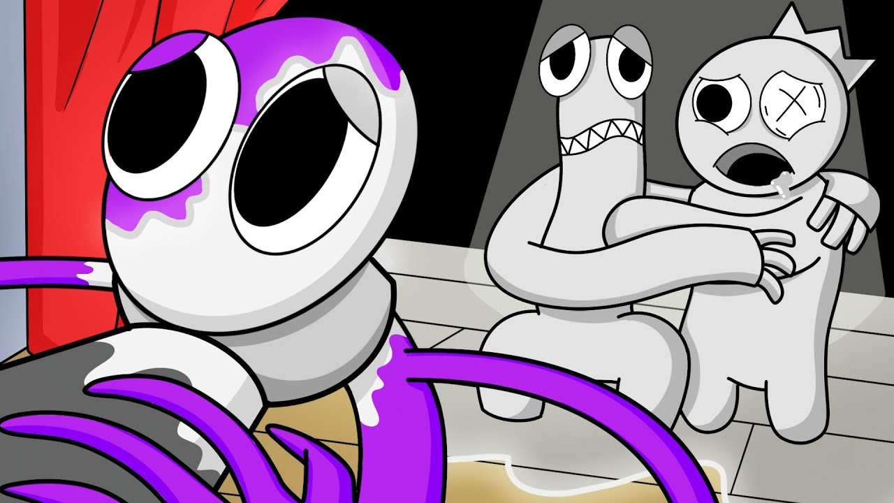 PURPLE's SAD ORIGIN STORY - Rainbow Friends Animation 