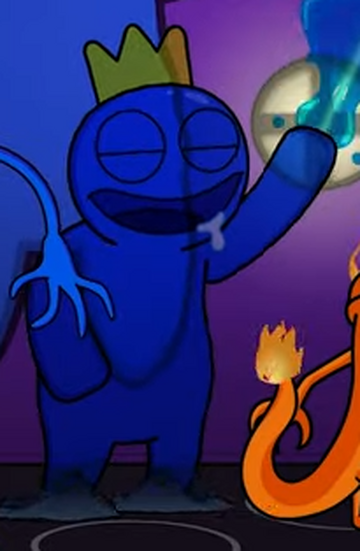 Why Orange is so FAT? // rainbow friends animation // 