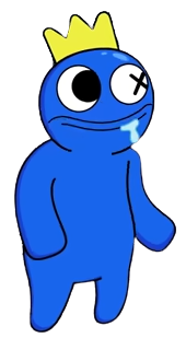 Rainbow Friends Logo PNG Blue Rainbow Friends PNG